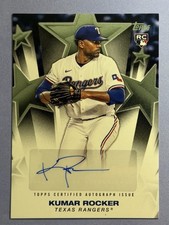2025 Topps Series 2 KUMAR ROCKER Baseball Stars Autograph Rangers BSA2-KR