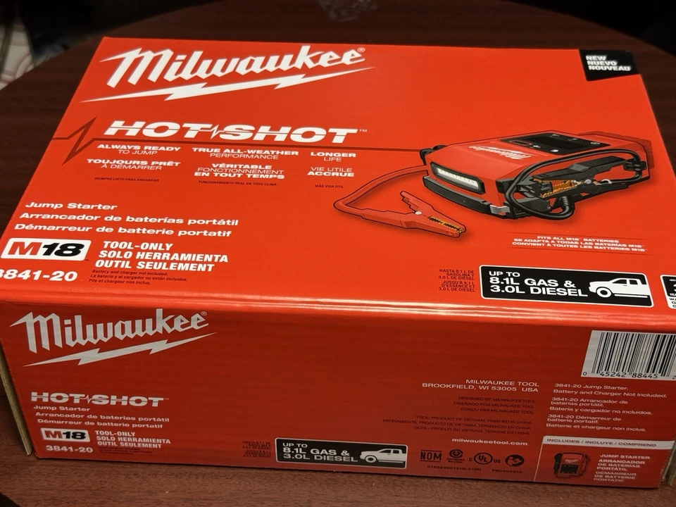 Milwaukee M18 3841-20 Hot Shot Jump Starter - Imagem 3 de 4