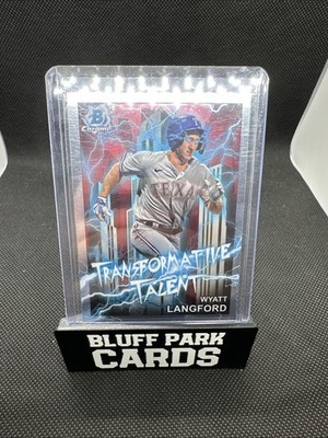 2023 Bowman Draft - Transformative Talent Wyatt Langford #TT-18 (RC)