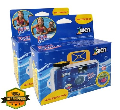 1 Shot Underwater Disposable Camera 35mm 2-Pack