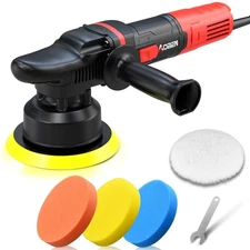 Car Buffer Polisher,6 inch Dual Action Polisher,Random Buffer Polisher kit wi...