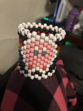 Big Rainbow Kirby Kandi/pony Bead Cuff, For Raves, EDM, PLUR, EDC