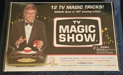 Nowstalgic Toys Tv Magic Show Kit Nos 12 Tricks and Bonus Book