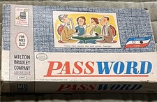 Milton Bradley Password Board Game 1962 Vintage Vol. 2 Complete Made in USA