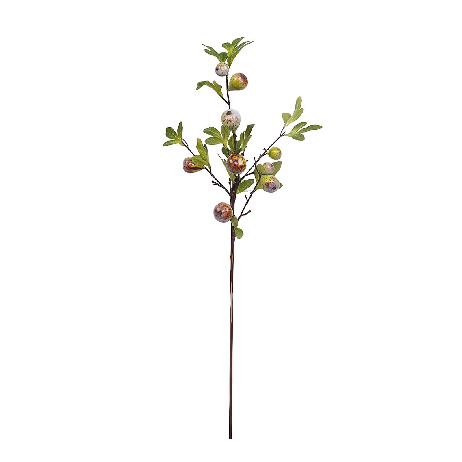 Artificial Fig Fruit Branch Decorative Lifelike Realistic Fig Fruit Stems