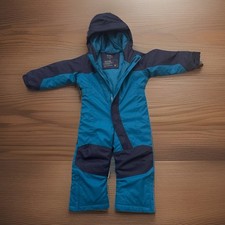 L.L. Tuta da neve Bean Boy Girl Cold Buster pezzo unico con cappuccio 2T blu/azzurro polsini crescita