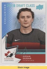 2020 Upper Deck Team Canada Juniors 2018 Draft Class Blue Aidan Dudas READ 9uf