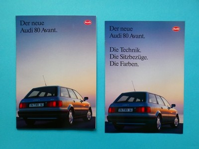 Brochure / Catalogue / Brochure - Audi 80 (B4) - Avant - 10/92