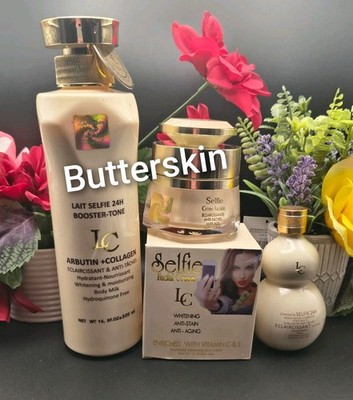 Lait Selfie 24H Booster Tone Body Milk & Face Cream, serum