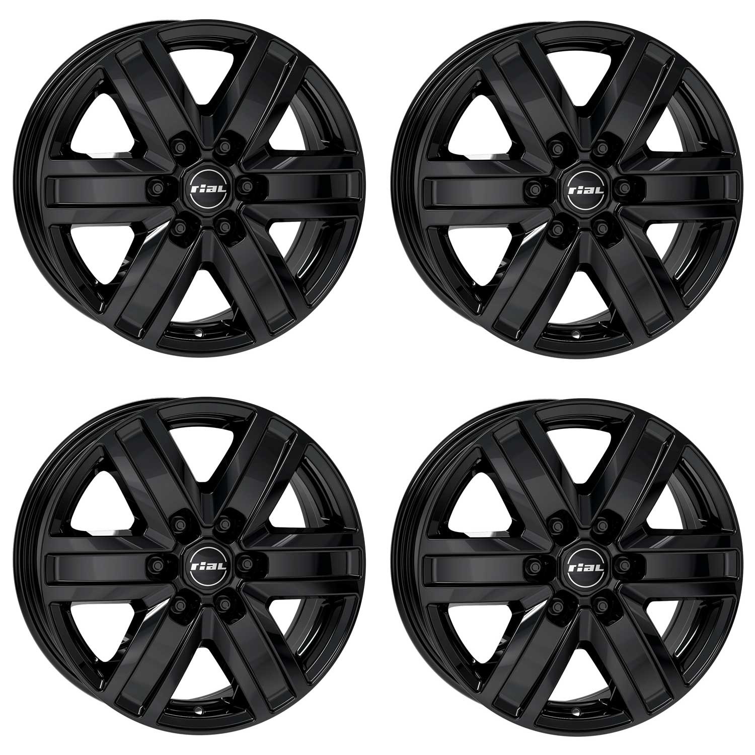 4 Rial Transporter wheels 7.0Jx17 ET57 6x130 SW for VOLKSWAGEN Crafter