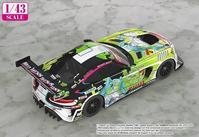 Hatsune Miku AMG 2022 Season Opening Ver. 1/43 Model Cars Good Smile Racing - Image 4 of 4