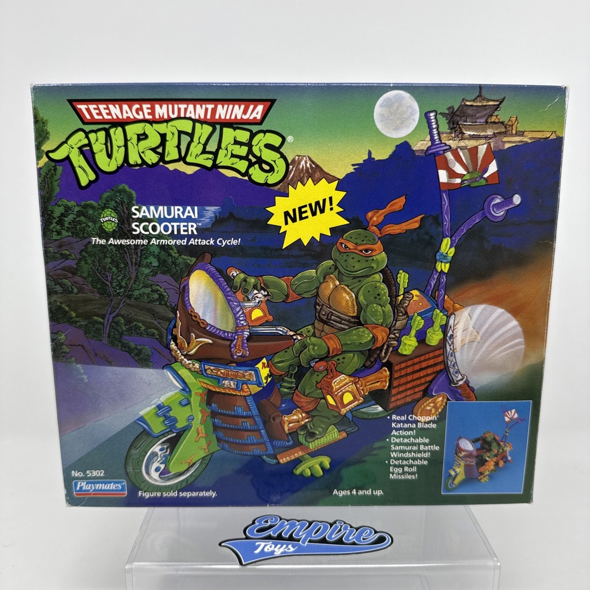 Samurai Scooter Complete TMNT Teenage Mutant Ninja Turtles 1992