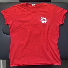 Trader Joe's Red Double-Sided Logo Graphic Crew Neck T-Shirt Unisex M SS