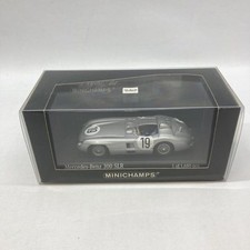 MINICHAMPS Mercedes 300 SLR Le Mans 1955 #19 Silver 1/43 Used Opened Item