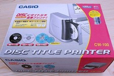 Brand new CASIO Disc Title Printer High Resolution 300dpi Model CW 100 Permanent