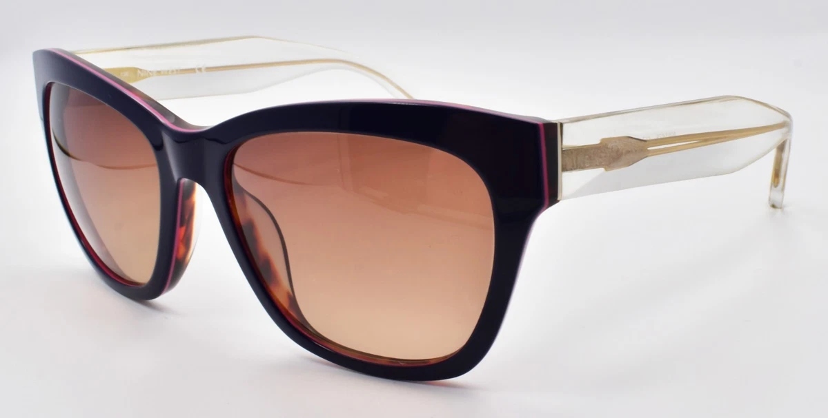 Nine West Oversized Women\'s Sunglasses - Red and Clear 318716_52-17-  main image 2