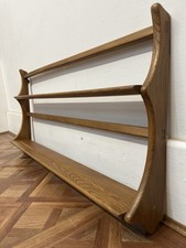 Blue Label Blonde ERCOL Elm Wall Rack Shelf * 4 More Available *