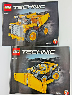 LEGO TECHNIC Construction 42035 Mining Truck Instructions MANUALS ONLY No Bricks