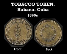 RARE Tobacco TOKEN. 1890s.