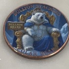 Bullion Stackers Bullion Bears Polar Bear Novelty Token Coin, Copper — photo 4