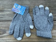 Gloves Touch Screen Friendly Gray Winter Warm Touch Glove Acrylic One Size