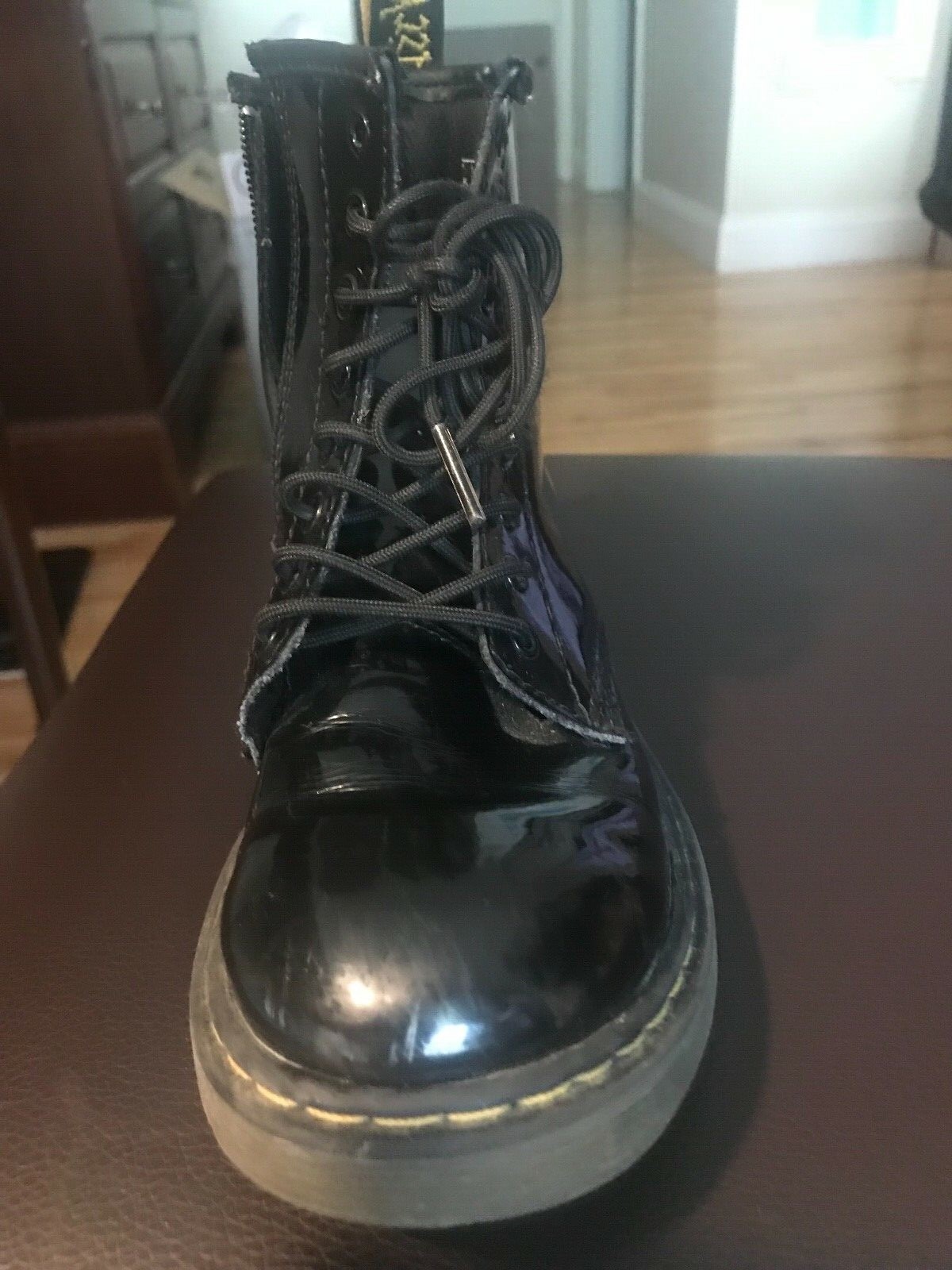dr martens glossy