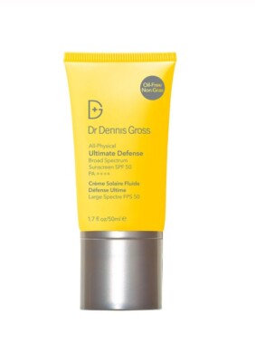 Dr Dennis Gross All Physical Ultimate Defense Sunscreen SPF 50 1.7oz NEW IN BOX