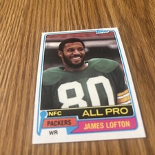 1981 Topps James Lofton Green Bay Packers 430 Free Shipping 