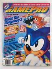 GamePro Magazine Vol 4 11 Sonic Hedgehog 2 New for Your Genesis november 1992