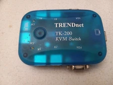TRENDnet TK-200 KVM SWITCH -2-Port PS/2 KVM VGA Switch