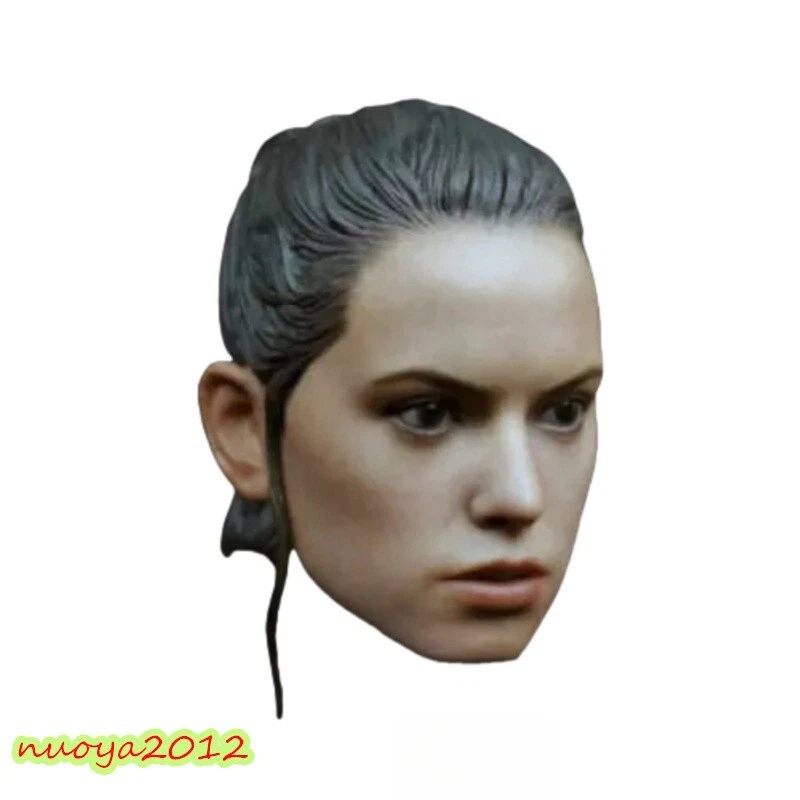 Figura de acción 1/6 cabeza esculpida actriz Rey celebridad Daisy Ridley mujer para 12 pulgadas Foto 3 de 4