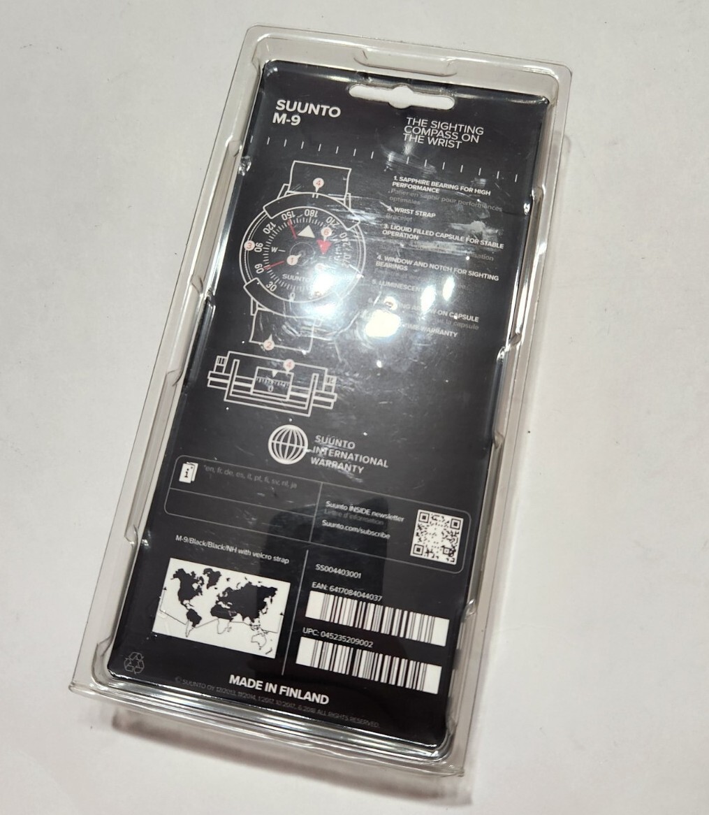 SUUNTO M-9 WRIST SIGHTING COMPAS AUTHENTIC NEW & SEALED
