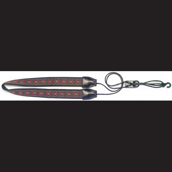 Stagg nylon ukulele strap flower red