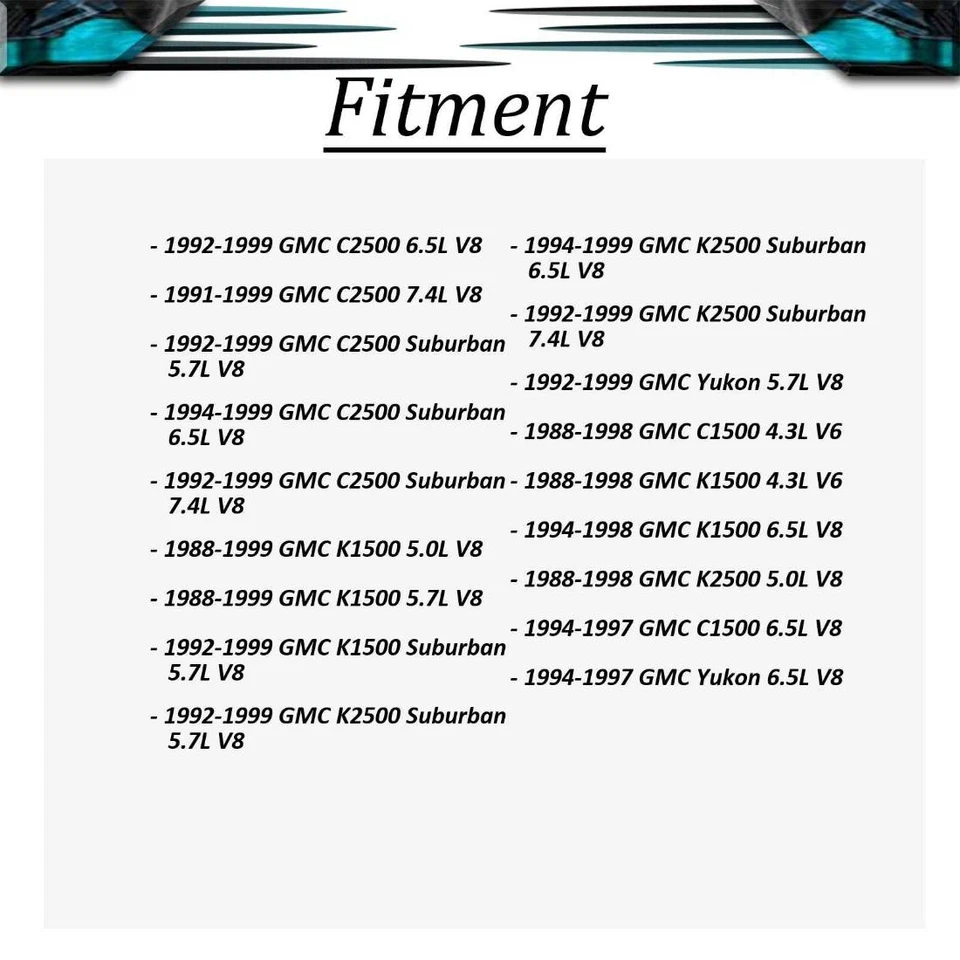 Kit de reparación de pinza de freno delantera Carlson 2x para GMC C1500 6,5 L 1994-1997 Foto 3 de 4