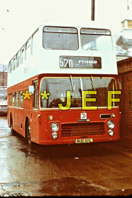ORIGINAL 35mm DIA 1875 - Oxford Bus Co BRISTOL VRT/ECW-DP 101 NUD101L Oxford