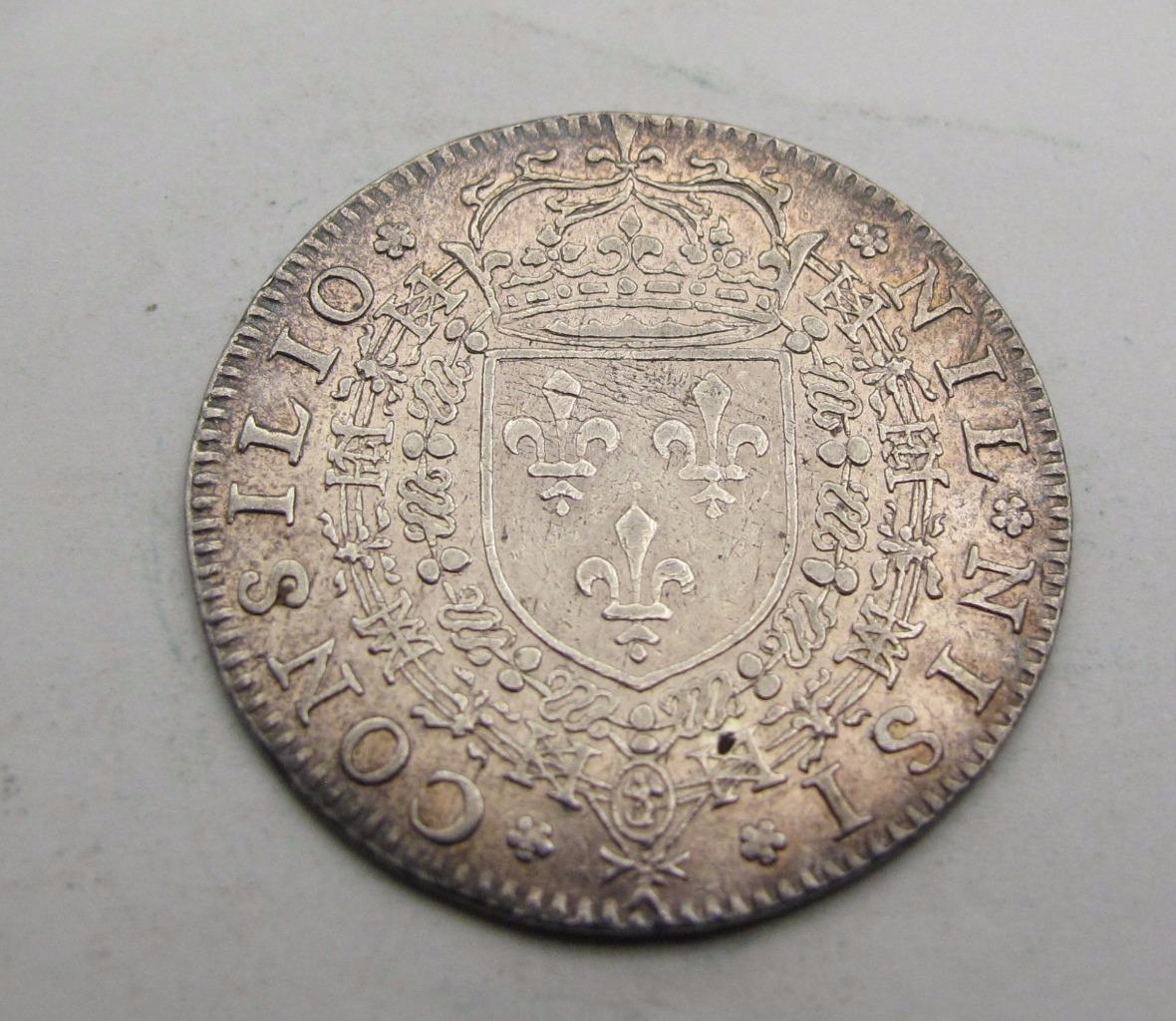 FRANCE 1610 SILVER JETON! EXTRA FINE! KING HENRY IV ERA! REALLY NICE EXAMPLE!