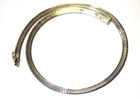 925 Sterling Silver 6mm fancy design necklace 29.1g 17" — photo 1