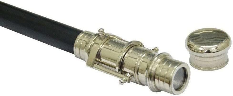 Vintage Solid Telescope Head Handle Victorian Woo… - image 3