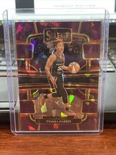 2024 Panini Select WNBA Tyasha Harris Purple Cracked Ice Prizm-#50/149 Sun SP
