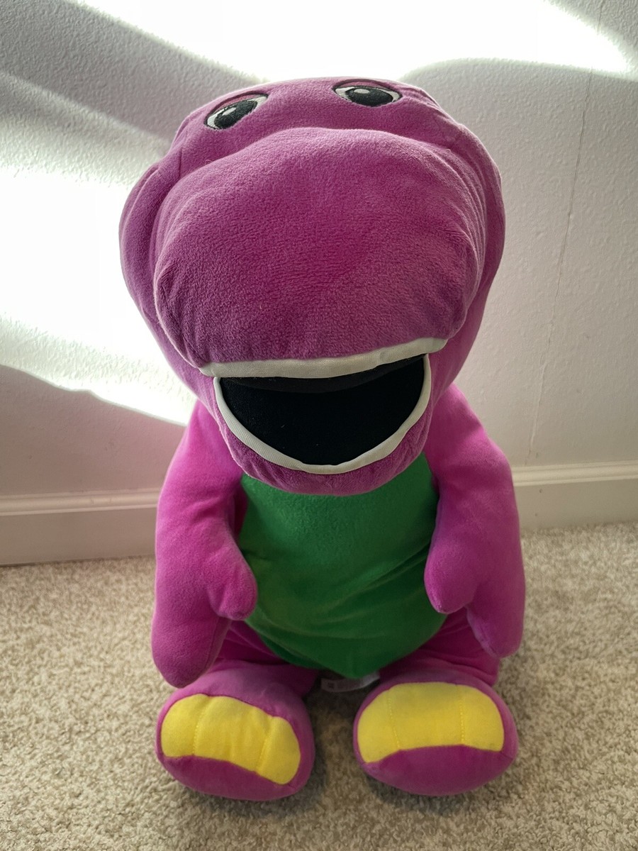 Fisher-Price 2017 Talking Barney The Purple Dinosaur Jumbo Plush