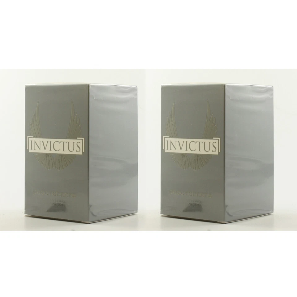 Paco Rabanne Invictus Aftershave - Lotion 100ml - 2x