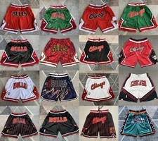 Chicago Bulls Basketball Shorts Stitched Vintage
