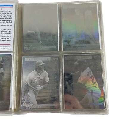 1992 limited edition hologram collection 26 card series Baseball Cards Upper Deck DENNY'S GRAND SLAM Limited Edition Hologram 26+  1992