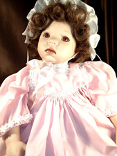 Porcelain Doll "Flossie" (810 ) by Donna Rubert, The Doll Artworks Collection