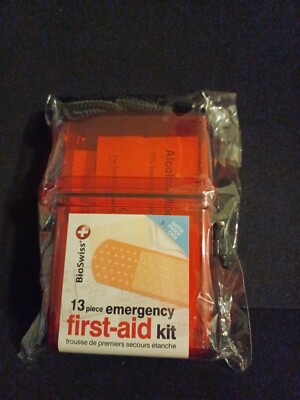 Bioswiss 13 Piece First Aid Kit Waterproof Case Emergency Survival New ...