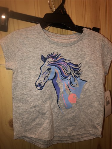 carhartt horse tshirt girl size 2T-nwt 