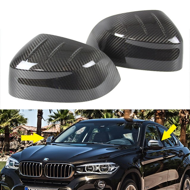 For BMW X6 F16 X3 G01 5D Hatchback SUV Side Mirror Cover Carbon Dry eBay