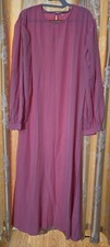 Bright Pink Abaya w/Belt XXL 56"