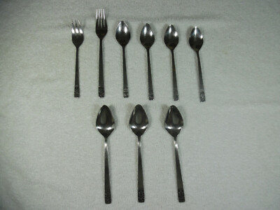 9 pc St Regis Stainless Hong Kong Flatware 160-37E