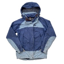 Lowe Alpine Jacket Windbreaker Triple Point Mica Hooded Coat Blue Size Small